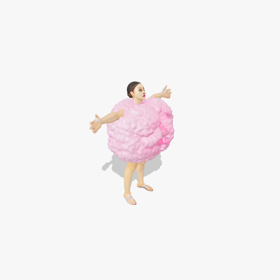 Pink Cloud Costume model pack